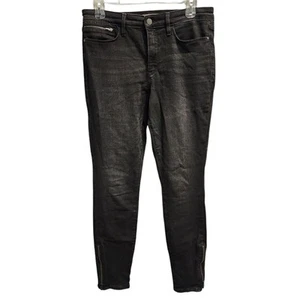 Athleta Sculptek Skinny Jeans schwarz High Waist Stretch Denim Größe 8 - Bild 1 von 12