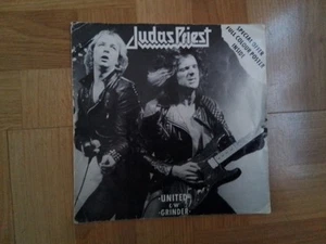 JUDAS PRIEST United (1980) UK Vinyl 7" Poster Sleeve - Picture 1 of 3