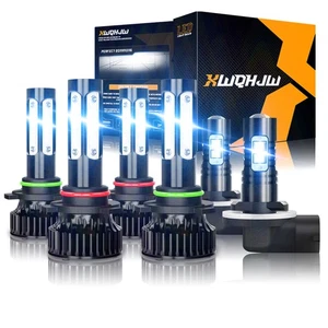 For 2002-2006 Chevrolet Avalanche 1500 2500 6pcs LED Headlights Fog Light Bulbs - Picture 1 of 11