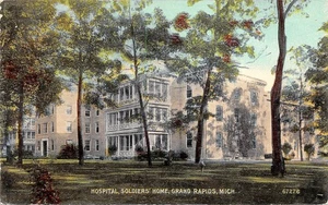 #K1647 Grand Rapids, Mi.     POSTKARTE, KRANKENHAUS, SOLIDENHEIM - Bild 1 von 2