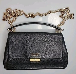 Bolso de hombro Kate Spade-Carlyle mediano de cuero granulado - Imagen 1 de 14