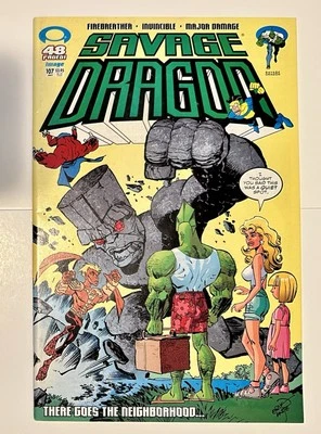 SAVAGE DRAGON # 107 EARLY INVINCIBLE APPEARANCE 2003 IMAGE COMICS LOW PRINT NM - Image 1 of 4