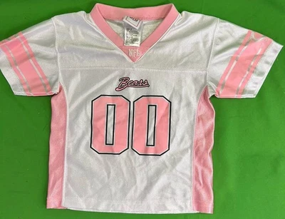 Футболка для девочек Chicago Bears розовая 00 NFL размер 3T - Изображение 1 из 4