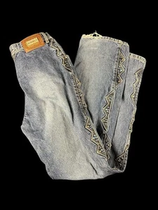 Vintage Lawman Western Size 11 Women’s Slim High Rise Bareback Straight Denim - Picture 1 of 12