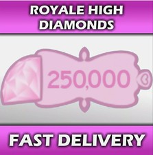 ROBLOX ROYALE HIGH oggetti virtuali +250.000 DIAMONDS livello+75