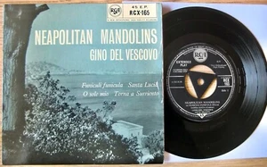 GINO DEL BISCHOF NEAPOLITAN MANDOLINS 7" EP RCA (1959) EX ++ ITALIENISCHES VOLK UK - Bild 1 von 3