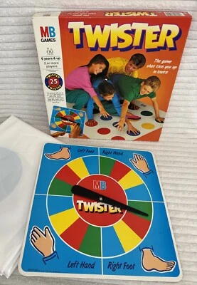 Twister 25 Years Anniversary Game MB Games 1990 In Its Original Box - Image 1 of 4