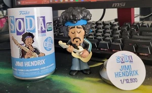 Funko Soda Vinyl Jimi Hendrix Common 1/12500 FunKon 2022 Limited Edition  - Picture 1 of 3