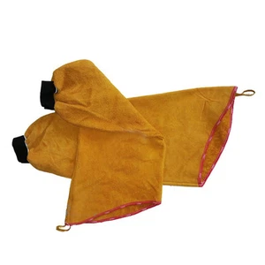 New Heat insulation Welding Leather Oversleeve Protection Sleeve Welding-Apparel - Picture 1 of 4