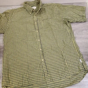 J Crew gelb blau Hemd Gr. L kariert kariert Button Down Fronttasche kariert - Bild 1 von 7