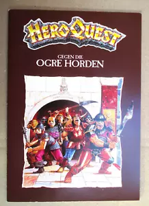 D23C04 LIVRET REGLES HEROQUEST AGAINST THE OGRE HORDE (EDITION ALLEMANDE - 1990) - Bild 1 von 4