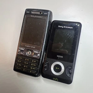 Joblot of 2 sony ericsson mobile phones k800i and w205 - Picture 1 of 14