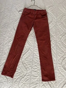 Boys Gap 12 Regular Stretch Slim Burnt Orange/Rust Denim Jeans EUC - Picture 1 of 4