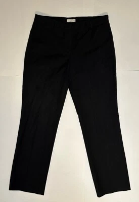 Brunello Cucinelli Mujer’s Negro Lana Virgen Pantalones Pantalones Italia Elastizados 6 LEER Foto 1 de 4
