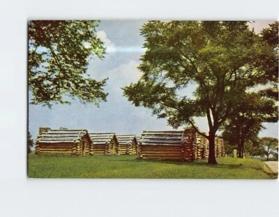 Postcard Camp Site Valley Forge Pennsylvania USA - Image 1 of 2