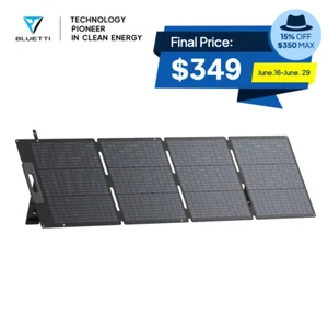 BLUETTI 200W Solar Panel Foldable for Power Station EB3A/AC2A/AC70/AC200L - Picture 1 of 11