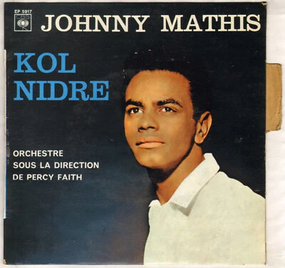 JOHNNY MATHIS "KOL NIDRE" POP VOCAL EP 1964 CBS 5917 - Photo 1/4