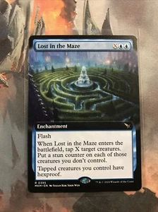Magic The Gathering Lost in the Maze Borderless Murders at Karlov Manor MKM 0395 raro casi nuevo - Imagen 1 de 2
