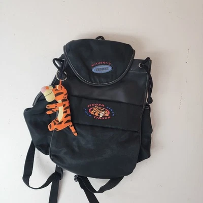 Mochila Tigger Vintage Disney Store Mochila Bolso con Cordón Auténtico Tigger Foto 1 de 4