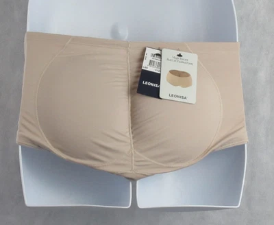 Braguita para mujer Leonisa modeladora acolchada con elevación de glúteos, beige nude 01, grande Foto 1 de 4