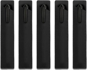 5 Pack PU Leather Pen Sleeve Single, Pen Sleeve Single, Small Fountain Pen - Picture 1 of 7