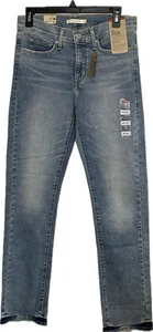 Jean vaquero elástico de tiro medio recto moldeador Levi's 314 para mujer 28/32 (6) NUEVO - Imagen 1 de 6