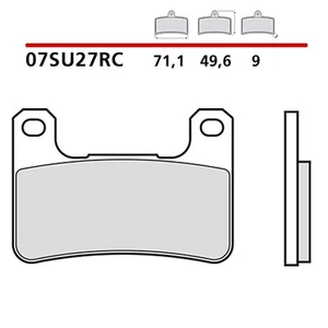 BREMBO KIT PASTIGLIE FRENO ANT. MONTA SU KAWASAKI Z1000 ABS 10-13-07SU27RC - Foto 1 di 1
