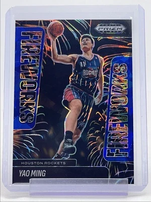 YAO MING 2024-25 帕尼尼奖杯黑色消防蓝色冰/125 Q5752 — 第 1/2 张图片