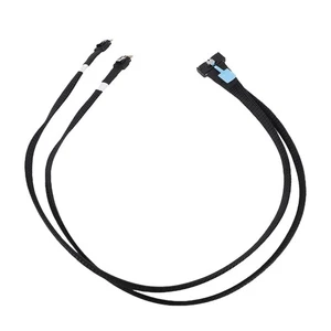 Double Straight Cable SFF-TA-1016 74Pin To 2xSFF-8654 38Pin High Speed Flex Kit - Picture 1 of 12
