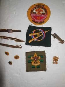 Vintage Jamboree Rocket Design Badge Boy Scouts BSA Patches & Pins Be Prepared - Picture 1 of 12