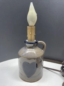 Vintage Sunset Hill Handmade Stoneware Jug Lamp/Light Dale Indiana 1999 - Picture 1 of 6