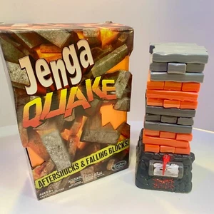 JENGA QUAKE Game 2013 Hasbro Earthquake Shaking Vibrating TESTED WORKS COMPLETE - Picture 1 of 1