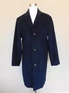 JCrew $450 Ludlow Topcoat Italian Wool-Cashmere 38S Navy Blue G8579 - Picture 1 of 5
