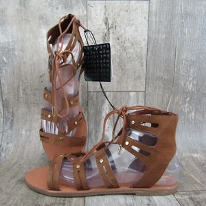 dv Gladiator Sandalia Plana Silla Marrón Dolce Vita Gracelyn Plana Talla 10 Mujer - Imagen 1 de 5