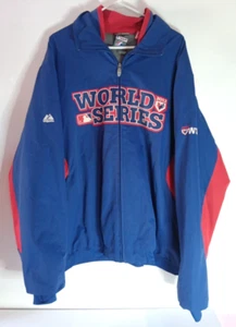 Majestic Baseball World Series 2012 Herren 2XL Therma Base durchgehender Reißverschluss Jacke - Bild 1 von 3