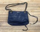 Rebecca Minkoff Blue Leather Chain Strap Bag Shoulder Crossbody Convertible