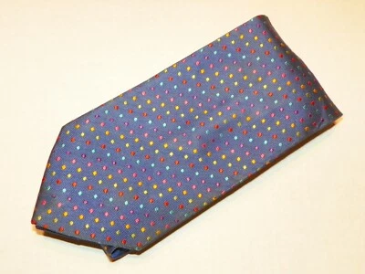 TALBOTS [LUNARES] Corbata Hombre 100% Seda Hecha en Italia Foto 1 de 3