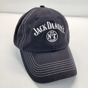 Jack Daniels Old No 7 Brand Dark Grey Adjustable One Size Fits All Hat Cap NWOT - Picture 1 of 8