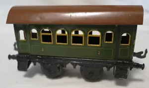 Vintage Blechwaggon Personenwagen BW Bing Werke Spur 0 . - Picture 1 of 6