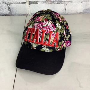 Mütze Kappe Damen bestickt Blumen ITALIA Italien verstellbar - Bild 1 von 7