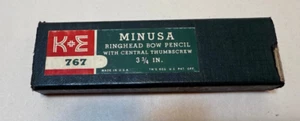 Lápiz de arco vintage Minusa 767 3-3/4" K & E Co. - Imagen 1 de 5