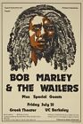 NEW Bob Marley & The Wailers Concert Poster Print Canvas FREE SHIPPING