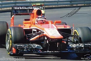 Formula One F1 Driver Max Chilton Hand Signed Photo 12x8" AI - Picture 1 of 1