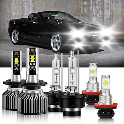 For Mercedes-Benz SL600 2007-2008 LED Headlight Bulb Fog Light 6500K White - Image 1 of 4