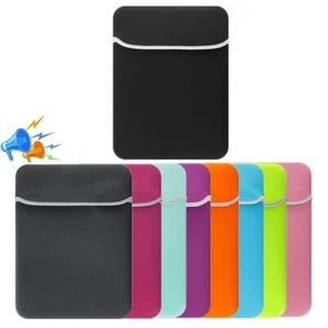 NEW 2024 Laptop Pouch Protective Bag Neoprene Soft Sleeve Case GPS Tablet Ipad - Picture 1 of 23