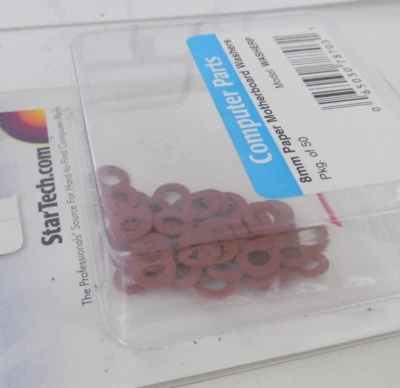 NEW 50 Pack of Paper Motherboard 8mm Washers! FREE SHIPPING! - Image 1 of 3
