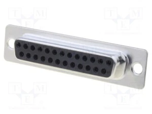 D-Sub Plug Pin: 25 Female 5A for Lines Soldering 250V DB25-SD D-sub-Stecke - Picture 1 of 1