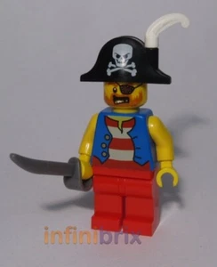 Lego Pirate Captain Minifigure from set 45023 Pirates NEW pi180 - Picture 1 of 1