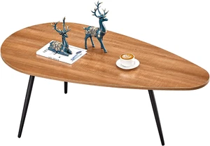 Mid Century Modern Coffee Table Small Coffee Table Rustic Farmhouse Coffee Table - Picture 1 of 7