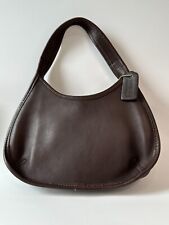Vintage Brown Coach 9027 Leather Ergo Mini Boho Purse Handcrafted In USA